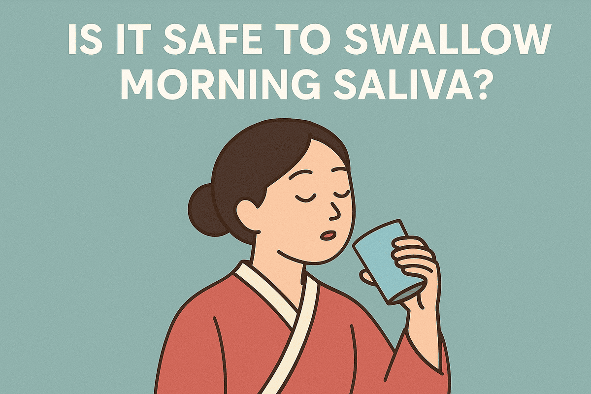 Is it safe to swallow morning saliva?