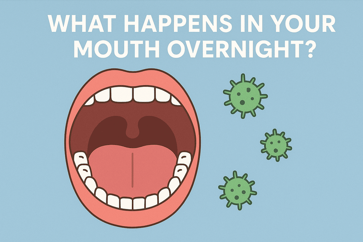 What happens in your mouth overnight?