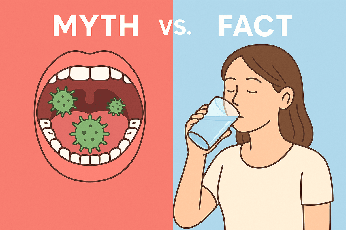 Drinking Water Before Brushing Unhygienic: Myth vs. Fact